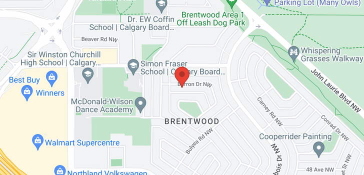 map of 5231 BARRON Drive NW